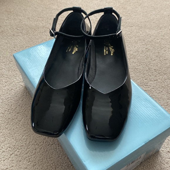 NWT Seychelles Pumpkin Flat in Black Patent Leather - Picture 4 of 7